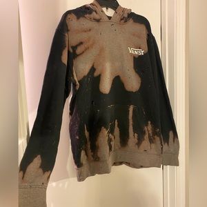 Men’s Size L Vans Hoodie - bleached and distressed